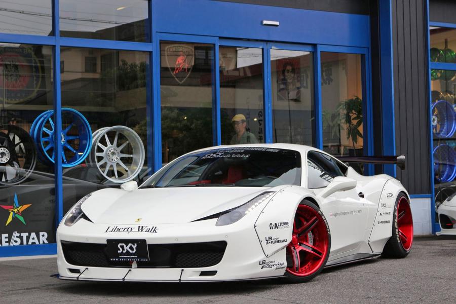 Ferrari 458 Italia by Liberty Walk on Forgiato Wheels (S201) '2017